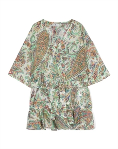 Платье с принтом пейсли, зеленый Etro