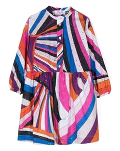 Платье с принтом Iride, фиолетовый Pucci