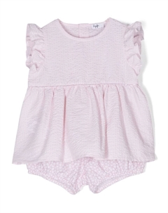 Комплект из топа и шортов с принтом, розовый Il gufo