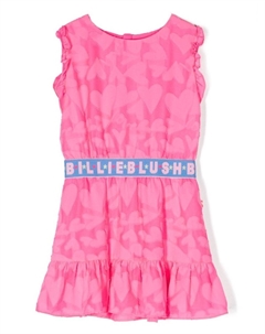 Платье с короткими рукавами и принтом, розовый Billieblush
