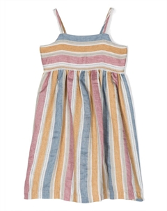 Платье в полоску со складками, синий Il gufo