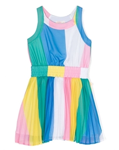 Полосатое платье в стиле колор-блок, розовый Billieblush