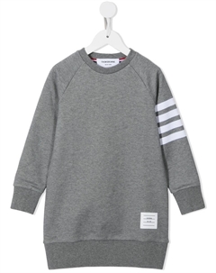 Толстовка из джерси с полосками 4-Bar, серый Thom browne