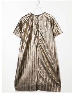 Платье с эффектом металлик и складками, золотистый Michael kors kids