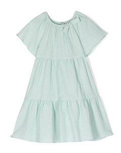 Ярусное платье макси, зеленый Il gufo