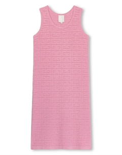 Kids платье с логотипом 4G, розовый Givenchy