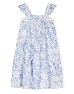 Платье Liberty с цветочным принтом, синий Tartine et chocolat