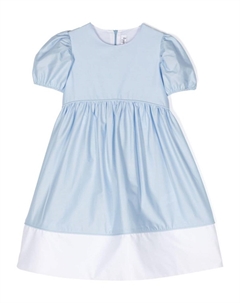 Платье в стиле колор-блок, синий Il gufo