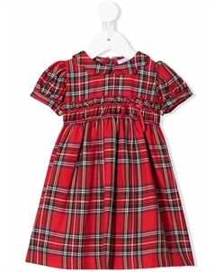 Платье-трапеция в клетку, красный Siola