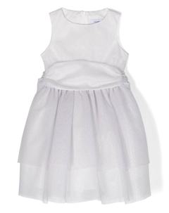 Платье с пышной юбкой и блестками, серебристый Simonetta