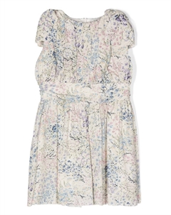 Платье без рукавов с цветочным принтом, нейтральный цвет Simonetta