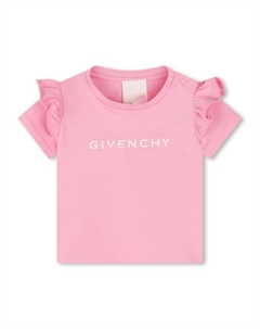 Kids футболка с оборками, розовый Givenchy