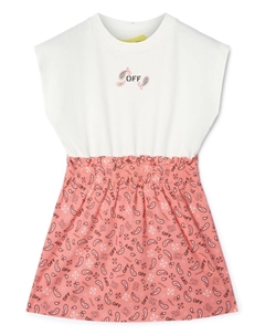 Kids платье Bandana Mix, белый Off-white