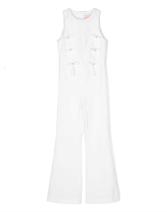 Комбинезон с бантом, белый Elisabetta franchi la mia bambina