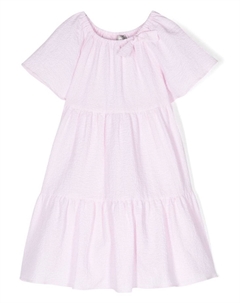 Платье с короткими рукавами, розовый Il gufo