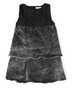 Ярусное джинсовое платье, черный Andorine