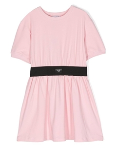 Платье с логотипом, розовый Dolce&gabbana