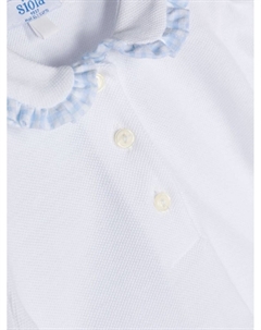 Комплект из ромпера и игрушки, синий Siola