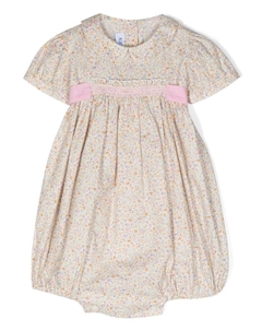 Ромпер со складками и цветочным принтом, желтый Siola