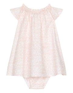 Платье с логотипом, розовый Dolce&gabbana