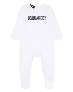 Комбинезон с логотипом, белый Dsquared2