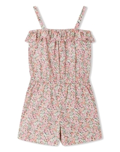 Ромпер Agrume с цветочным принтом, розовый Bonpoint