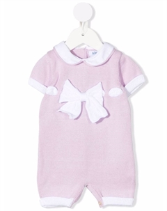 Ромпер в рубчик с бантом, фиолетовый Siola