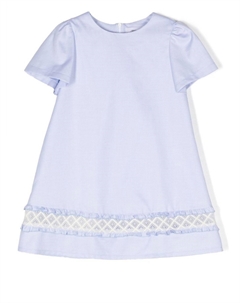 Платье из канваса с кружевом, синий Simonetta