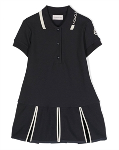 Платье с воротником поло, синий Moncler enfant