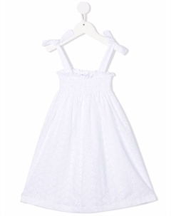 Расклешенное платье без рукавов, белый Siola