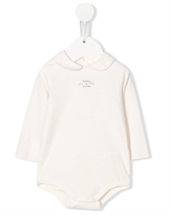 Комбинезон с длинными рукавами и логотипом, нейтральный цвет Teddy & minou