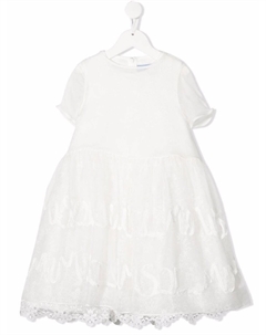 Платье миди с кружевом, нейтральный цвет Mimisol