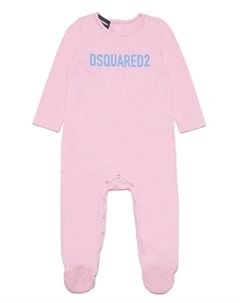 Комбинезон с логотипом, розовый Dsquared2