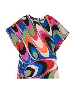 Платье с принтом Iride, черный Pucci