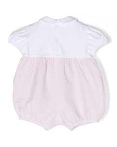 Ромпер с цветочной аппликацией, розовый Il gufo