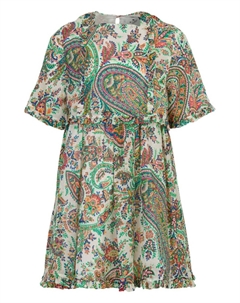 Платье с принтом пейсли, зеленый Etro
