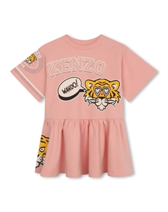 Платье мини Kenzo Club, розовый Kenzo kids