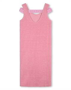 Kids платье с логотипом GG, розовый Givenchy