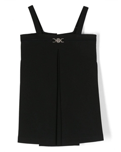 Платье мини Medusa '95 со складками, черный Versace kids