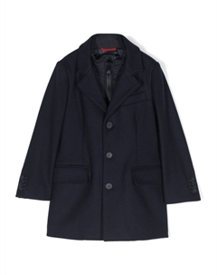 Однобортное пальто, синий Fay