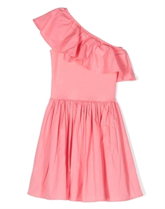 Платье Chloey на одно плечо с оборками, розовый Molo