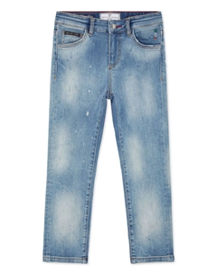 Джинсы с логотипом, синий Philipp plein