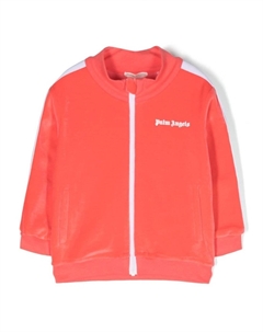 Куртка на молнии с логотипом, оранжевый Palm angels kids