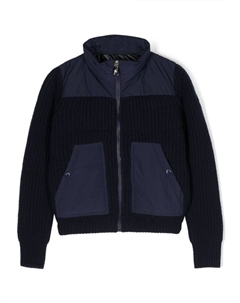 Пуховик на молнии, синий Moncler enfant