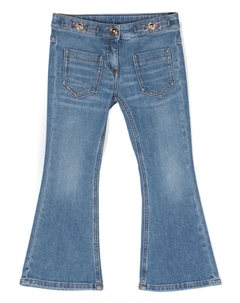 Kids джинсы с логотипом Medusa, синий Versace