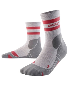 Женские походные носки средней длины в стиле 80-х, серый Cep