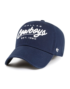 Женская темно-синяя регулируемая шляпа Dallas Cowboys Sidney Clean Up '47 Unbranded