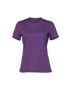 Футболка из джерси с короткими рукавами, фиолетовый Bella+canvas
