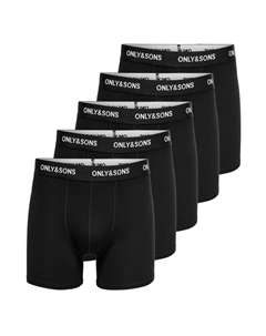 Трусы боксеры FITZ, черный Only & sons