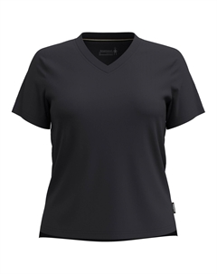 Рубашка из мериноса Women's Perfect V Neck Tee, черный Smartwool